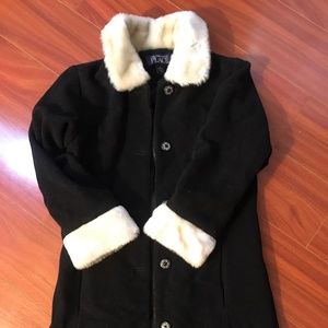 Girls Dress Wool Winter Coat